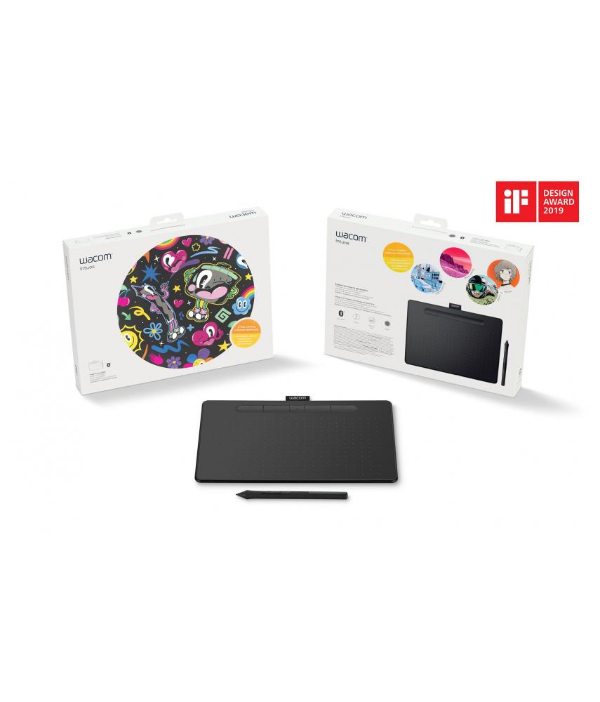 Wacom Intuos Medıum & Bluetooth Black (CTL-6100WLK-N)