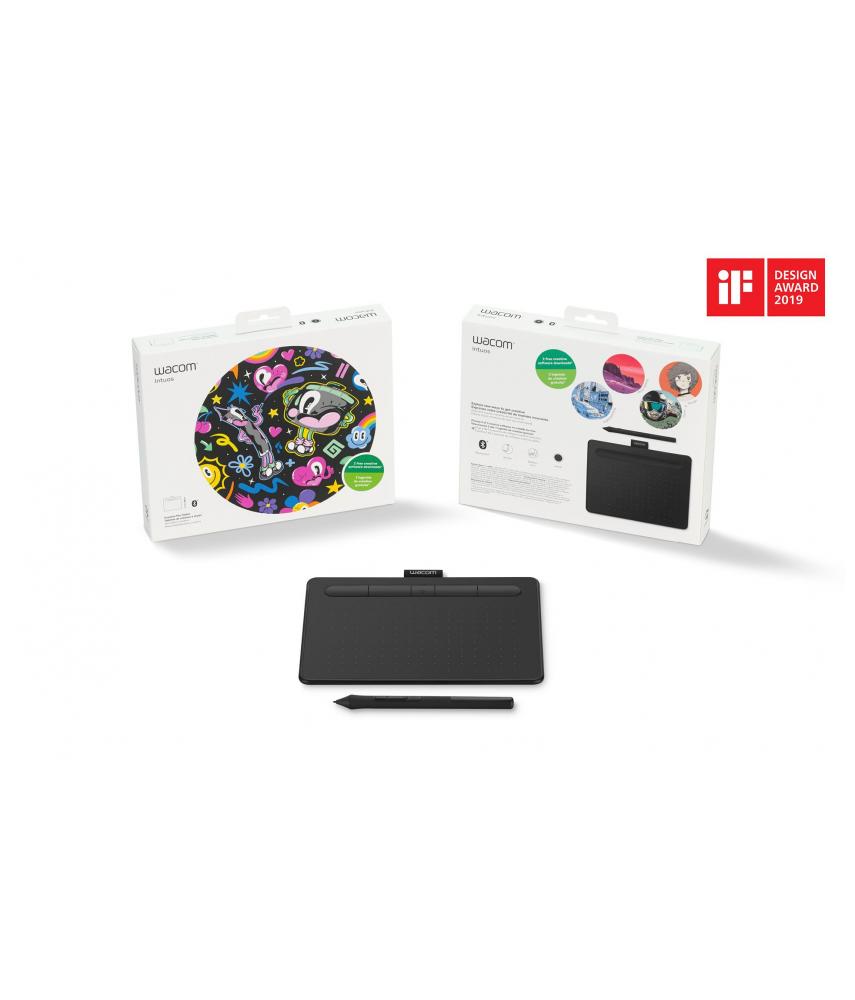 Wacom Intuos Small & Bluetooth Black (CTL-4100WLK-N)