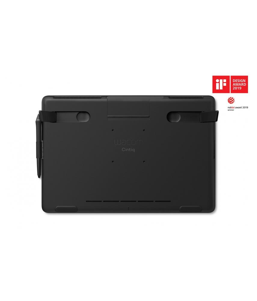Wacom Cintiq 16" 1920 x 1080 (Full HD) 8192 Kalem Basınç Hassasiyetli Profesyonel Grafik Tablet + Katlanabilir Ayak + Kablosuz ve Pilsiz Kalem
