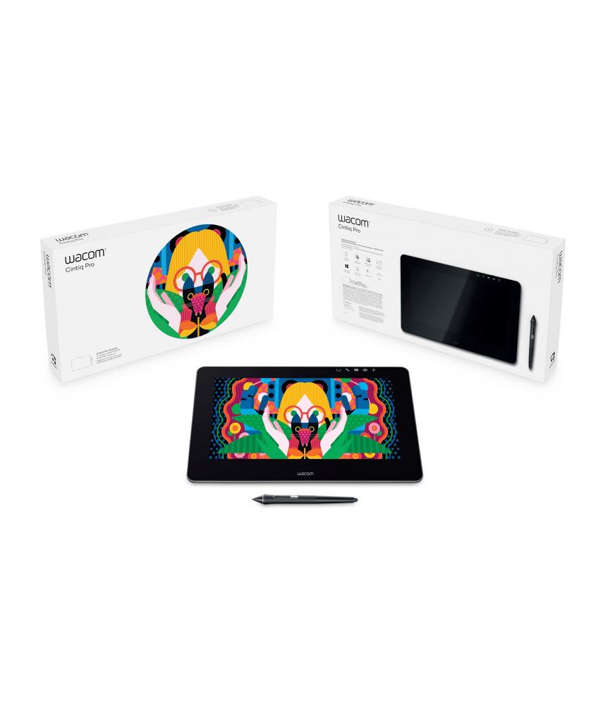Wacom Cintiq Pro 13 Pen & Touch Grafik Tablet (DTH-1320A-EU) + Link Plus